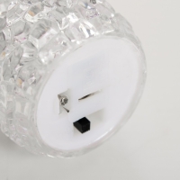 Ночник "Снеговик" LED 1Вт RGB 3хLR44 прозрачный 8х8х10см RISALUX Ночник "Снеговик" LED 1Вт RGB 3хLR44 прозрачный 8х8х10см RISALUX