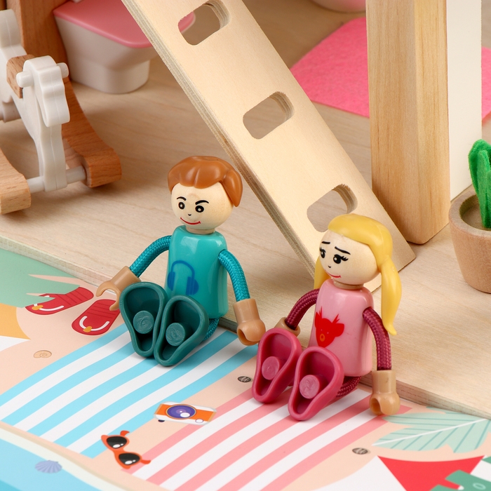 Кукольный домик &laquo;Моя семья&raquo;, 36 х 35 х 23,5 см