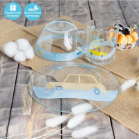 Набор детской посуды Доляна &laquo;Бип-бип&raquo;, 3 предмета: миска 450 мл, тарелка d=20 см, кружка 200 мл