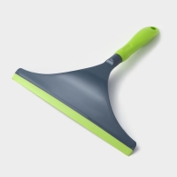 Водосгон Доляна Green day с анатомической ручкой, 25&times;24 см, цвет зелёный