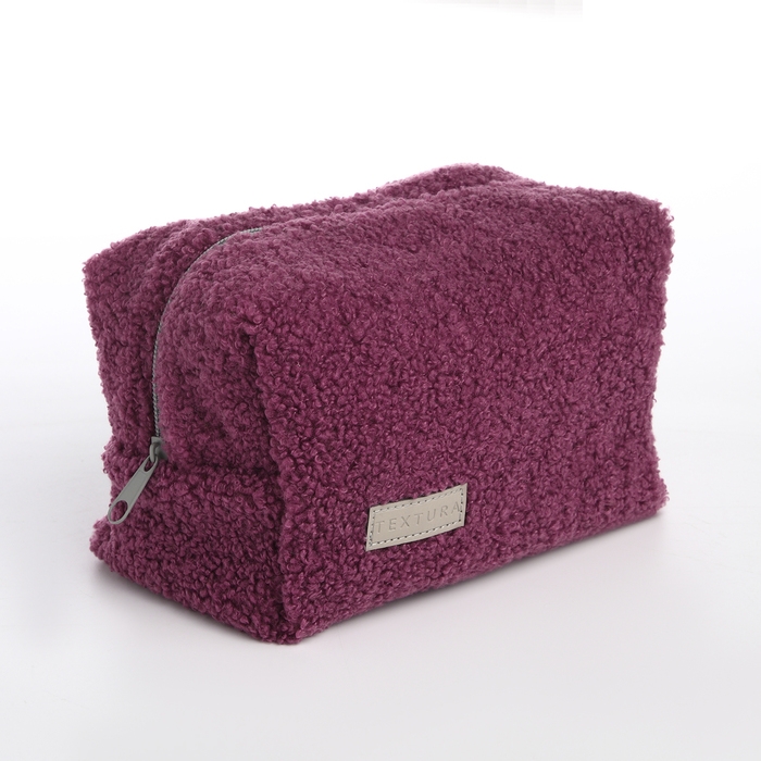 Косметичка дорожная женская с подкладом TEXTURA, цвет фиолетовый Косметичка дорожная женская с подкладом TEXTURA, цвет фиолетовый