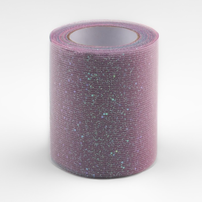 Фатин с глиттером &laquo;Радуга&raquo;, 7,5 см, 11 &plusmn; 1 г/кв.м, 9 &plusmn; 0,5 м, цвет сиреневый №2