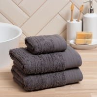 Полотенце махровое Love Life «Идеал» 50х90 см, серый, 100% хл, 450 гр/м2 Полотенце махровое Love Life «Идеал» 50х90 см, серый, 100% хл, 450 гр/м2