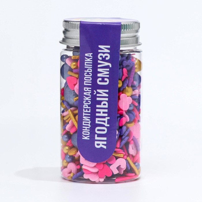 Кондитерская посыпка «Ягодный смузи», 50 г Кондитерская посыпка «Ягодный смузи», 50 г