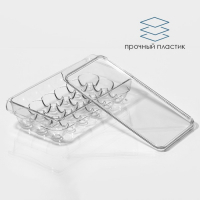 Контейнер для хранения яиц с крышкой RICCO, 18 ячеек, 32,5&times;16,5&times;7,5 см