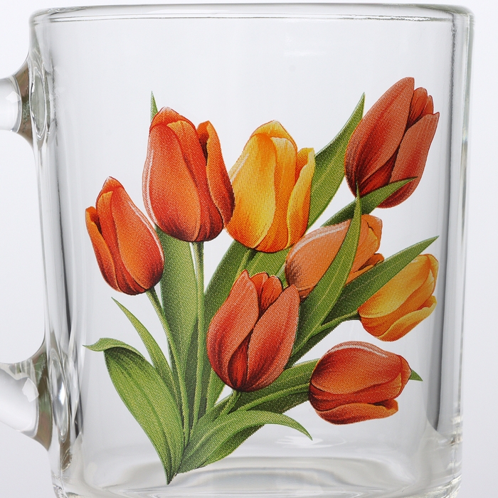 Кружка «Букеты», 250 мл, рисунок МИКС Кружка «Букеты», 250 мл, рисунок МИКС