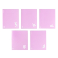 Тетрадь 48 листов в клетку ErichKrause "CoverProBook Brave cats", пластиковая обложка с тиснением, шелкография, блок офсет 100% белизны, микс Тетрадь 48 листов в клетку ErichKrause "CoverProBook Brave cats", пластиковая обложка с тиснением, шелкография, блок офсет 100% белизны, микс