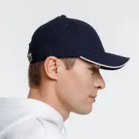 Бейсболка Spiker, темно-синяя с белым