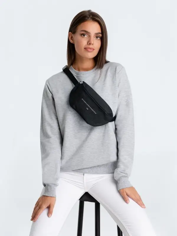 Поясная сумка &laquo;Юношеский минимализм&raquo;, черная