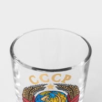 Набор стеклянный для напитков &laquo;Герб СССР&raquo;, 7 предметов: графин 500 мл, стопки 50 мл