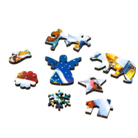 Новогодний пазл фигурный &laquo;Новый год! Волшебная ночь&raquo;