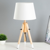 Настольная лампа "Алсен" Е27 белый 24х24х48 см Настольная лампа "Алсен" Е27 белый 24х24х48 см