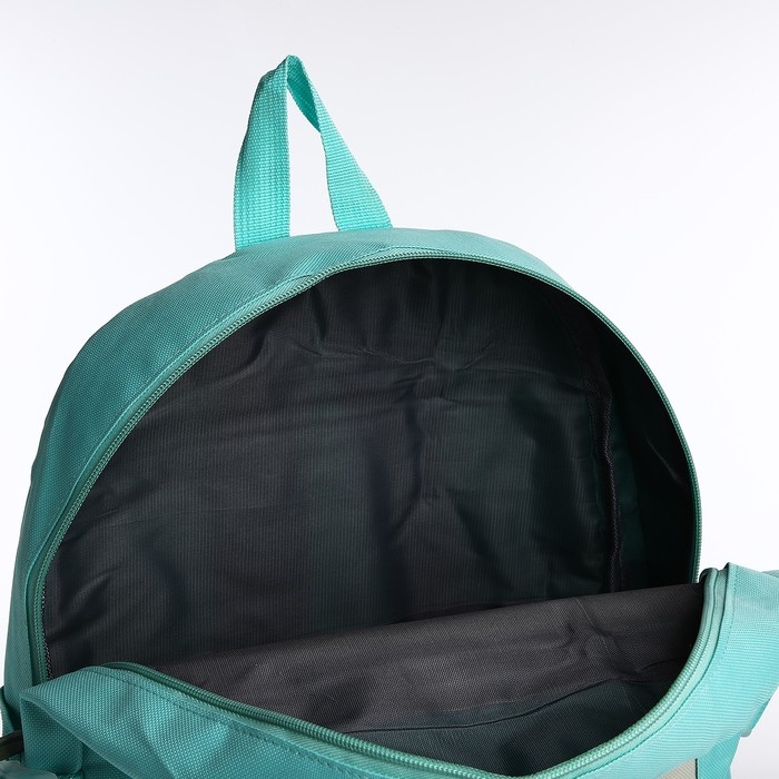 Школьный набор. Рюкзак на молнии, шопер, сумка, пенал, мешочек для монет, цвет бирюзовый Школьный набор. Рюкзак на молнии, шопер, сумка, пенал, мешочек для монет, цвет бирюзовый