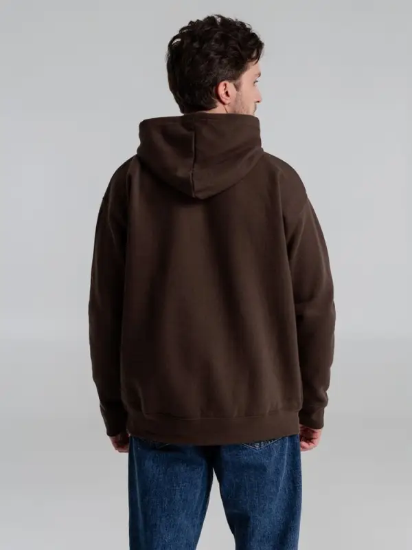 Толстовка с капюшоном Slam 320, темно-коричневая (шоколад), размер XS Толстовка с капюшоном Slam 320, темно-коричневая (шоколад), размер XS