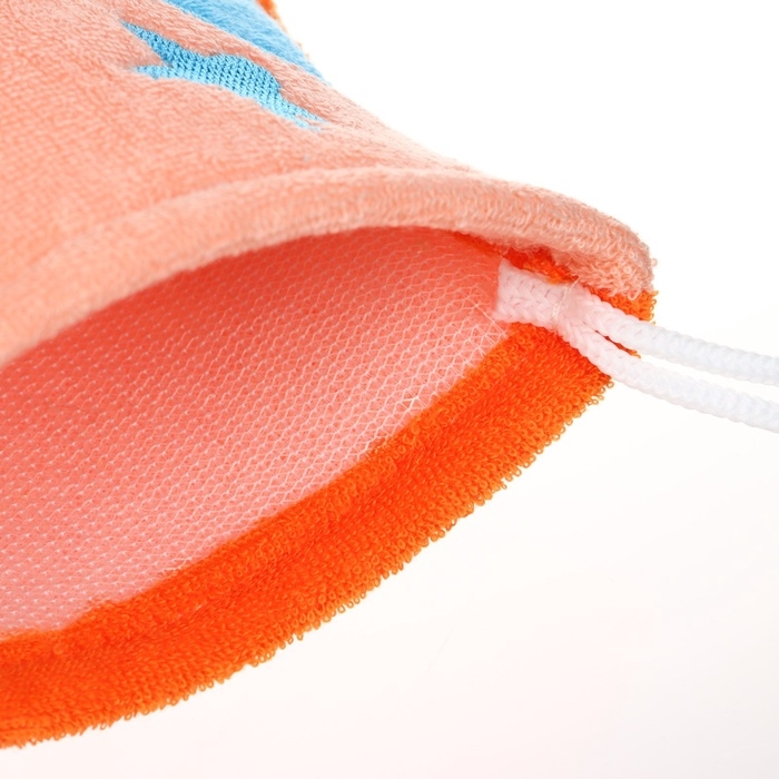 Детская мочалка для купания &laquo;Крабик&raquo;, махра