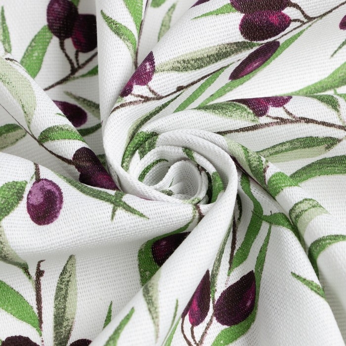 Скатерть Доляна Olives 149х250 см, 100% хлопок, рогожка 164 г/м2