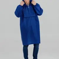 Дождевик-анорак Alatau, ярко-синий, единый размер