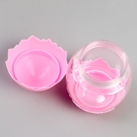 Баночка для скрапбукинга пластик "Яйцо со скорлупой" 157 мл цв.крышка МИКС 9,6х6х6 см Баночка для скрапбукинга пластик "Яйцо со скорлупой" 157 мл цв.крышка МИКС 9,6х6х6 см