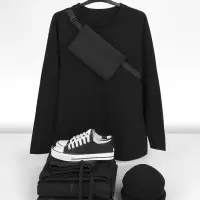 Поясная сумка W2, черная