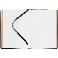 Ежедневник Mobile на заказ, недатированный, черно-оранжевый