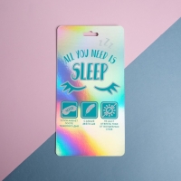 Маска для сна фигурная &laquo;Киска&raquo;, цвет белый