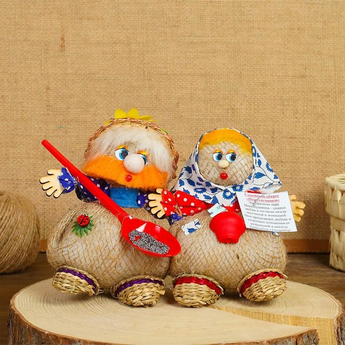 Оберег &laquo;Неразлучники&raquo;, семейный, микс