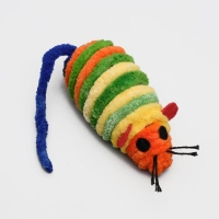 Мышь-погремушка махровая, 7 см, микс цветов Мышь-погремушка махровая, 7 см, микс цветов