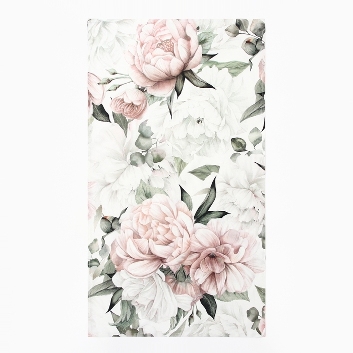 Полотенце "Этель" Пионы 40х73см, 100% хлопок, саржа 190 г/м2