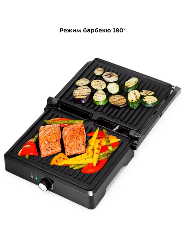 Электрогриль КТ-3662 двусторонний гриль электрический 2000Вт Электрогриль КТ-3662 двусторонний гриль электрический 2000Вт
