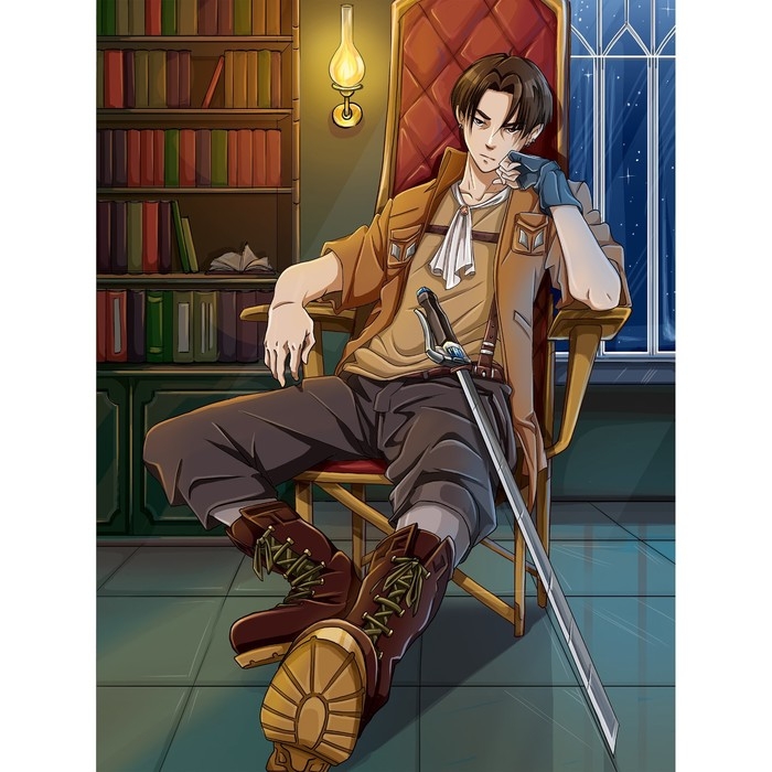 Алмазная мозаика с частичным заполнением на холсте &laquo;Незнакомец&raquo;, 30 х 40 см