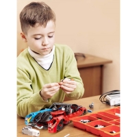 Конструктор техно &laquo;Тачка&raquo;, инерционный, 521 деталь