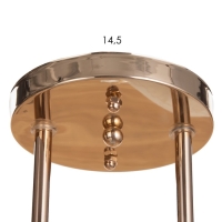 Люстра "Оливия" 2х60Вт Е27 Золото, белый 33х43х28см