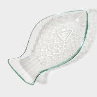 Блюдо стеклянное сервировочное Magistro &laquo;Авис. Рыба&raquo;, 14&times;8&times;2,7 см