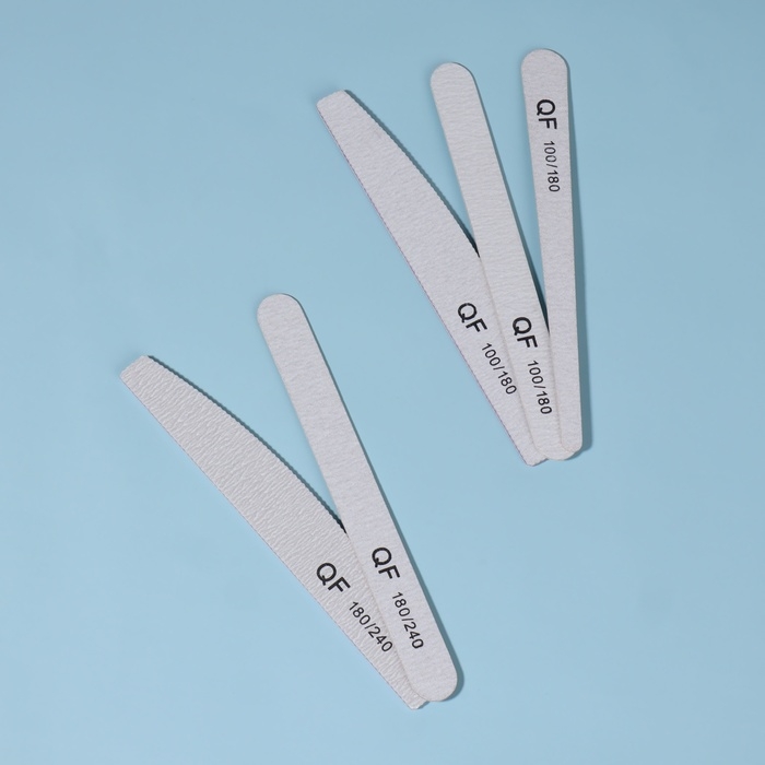 Пилка-наждак, набор «Ассорти» 5 шт, 18 см, цвет серый Пилка-наждак, набор «Ассорти» 5 шт, 18 см, цвет серый