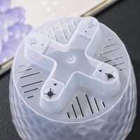 Горшок для цветов с прикорневым поливом &laquo;Румба&raquo;, 1 л, цвет прозрачный