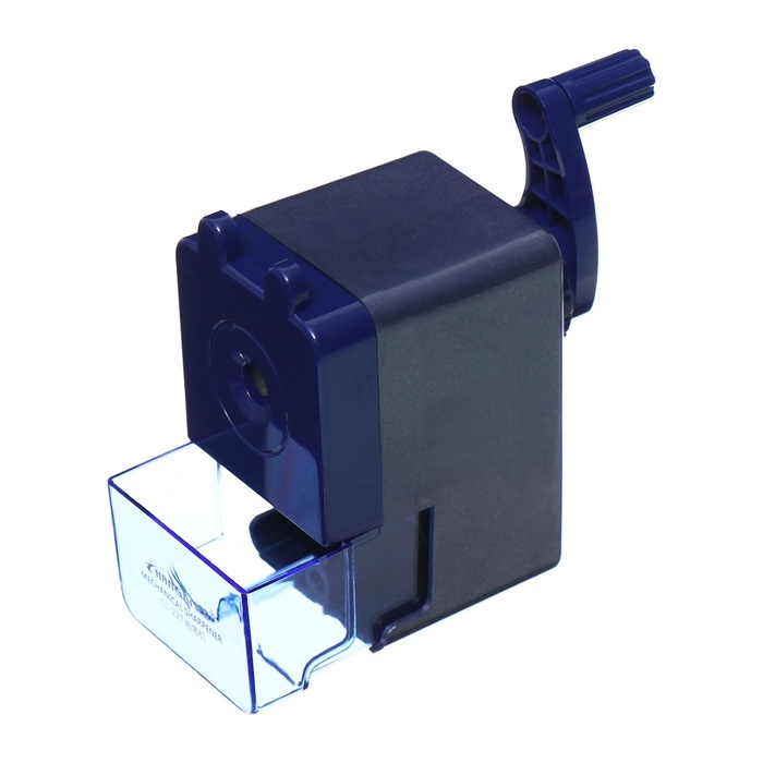 Точилка механическая с контейнером Классика Синий Точилка механическая с контейнером Классика Синий