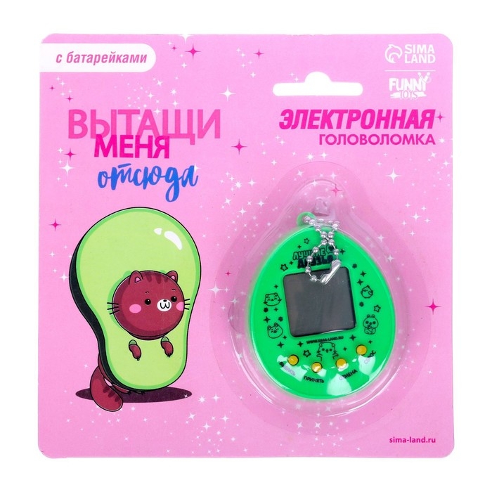 Электронная игра «Котик»,168 персонажей, на блистере Электронная игра «Котик»,168 персонажей, на блистере