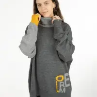 Свитер оверсайз Tricksy Net Grange на заказ, полушерсть, размер S/M