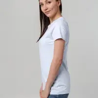 Футболка женская T-bolka Stretch Lady, белая (холодный оттенок), размер S Футболка женская T-bolka Stretch Lady, белая (холодный оттенок), размер S