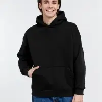 Худи оверсайз унисекс Go Easy, черное, размер L
