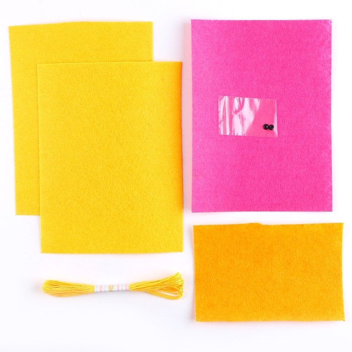 Набор для шитья. Игрушка из фетра своими руками &laquo;&lrm;Любимый утенок&raquo;&lrm;