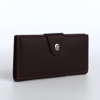 Портмоне мужское на магните, отдел для карт, монет, цвет коричневый Портмоне мужское на магните, отдел для карт, монет, цвет коричневый