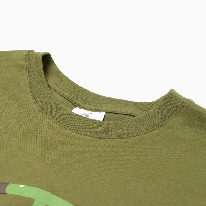 Футболка мужская BREAK RULES, цвет хаки, размер 48 Футболка мужская BREAK RULES, цвет хаки, размер 48