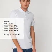 Рубашка поло мужская Virma light, белая, размер L