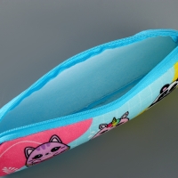 Пенал школьный мягкий "Зверята", 6,5*20 см Пенал школьный мягкий "Зверята", 6,5*20 см