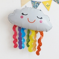 Шар фольгированный 24" «Облако с дождиком», фигура Шар фольгированный 24" «Облако с дождиком», фигура