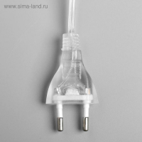 Светодиодная фигура &laquo;Снежинка&raquo; 30 см, пластик, 220 В, свечение тёплое белое