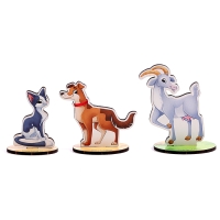 Фигурки животных деревянные «Ферма. Домашние животные» Фигурки животных деревянные «Ферма. Домашние животные»