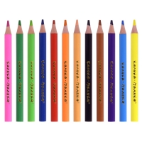 Карандаши 12 цветов "JUMBO" Каляка-Маляка, в тубусе с точилкой, утолщенный грифель, круглый пластиковый корпус Карандаши 12 цветов "JUMBO" Каляка-Маляка, в тубусе с точилкой, утолщенный грифель, круглый пластиковый корпус