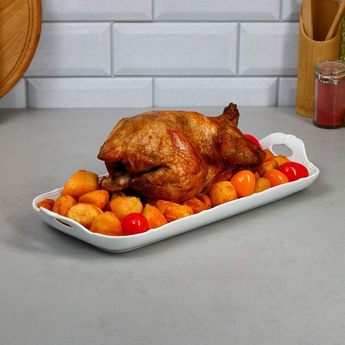 Блюдо «Рулёт», 38 см, фарфор, Иран Блюдо «Рулёт», 38 см, фарфор, Иран